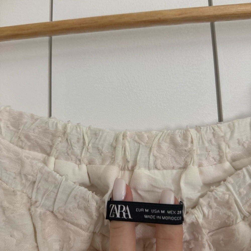 Zara Puff Sleeve Mini Dress - Picture 3 of 4